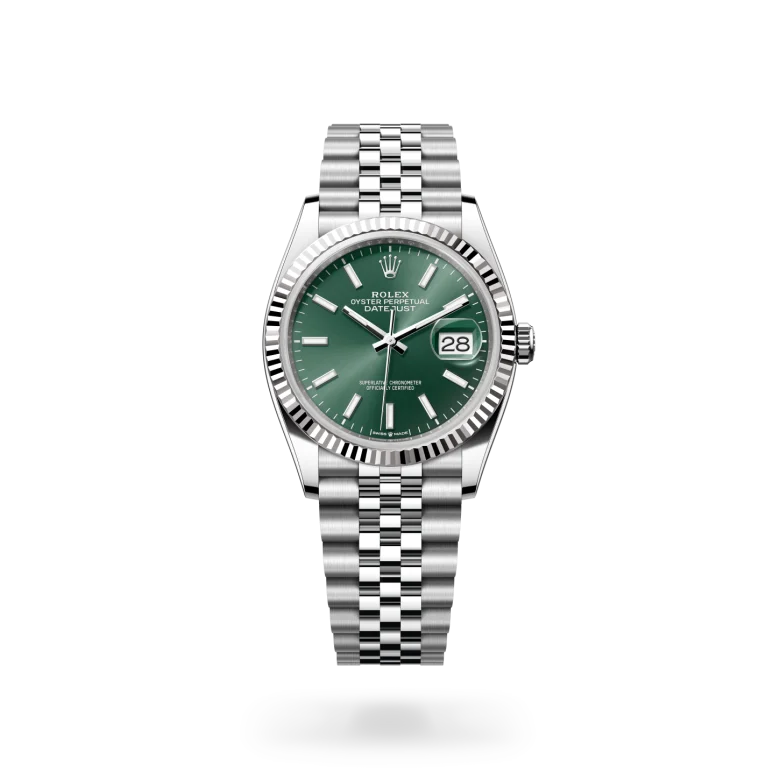 Rolex Datejust 36 White Gold Rolesor Oystersteel, M126234-0051